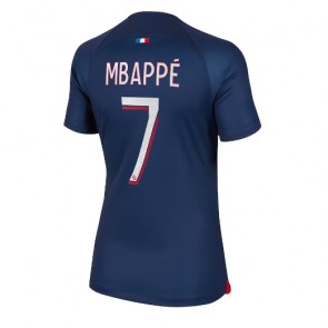 Paris Saint-Germain Kylian Mbappe #7 Domaci Dres za Ženska 2023-24 Kratak Rukavima